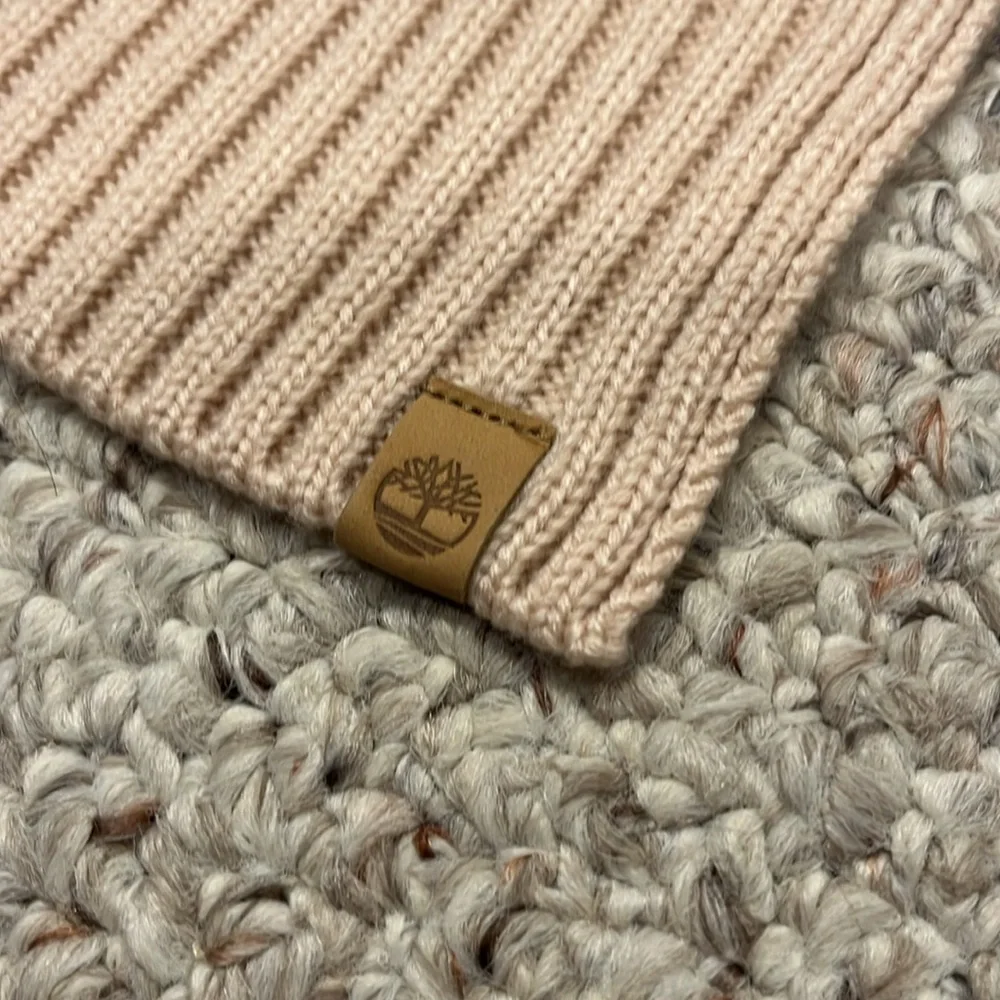 Timberland Fair Isle Scarf Pink Nordic Sz 67 x 8 Acrylic Winter Spring